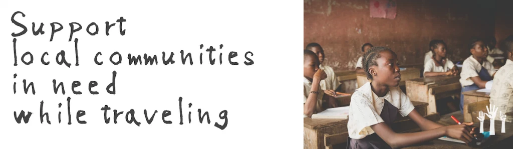 community, locals, helping, volunteering, african kids, slide