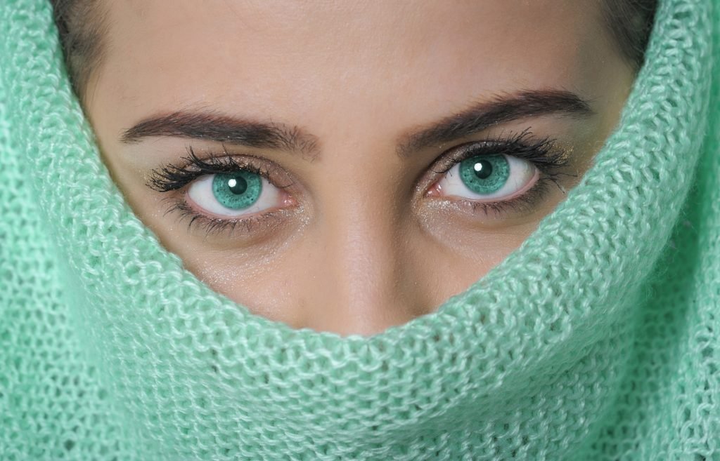 refugees, veil, woman, blue eyes, volunteer, volunteering, px