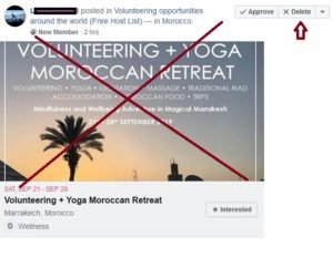 Facebook group guidelines