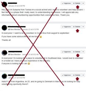 Facebook group guidelines