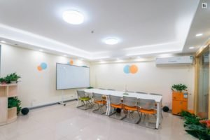 Au pair, China, Quixing, classroom