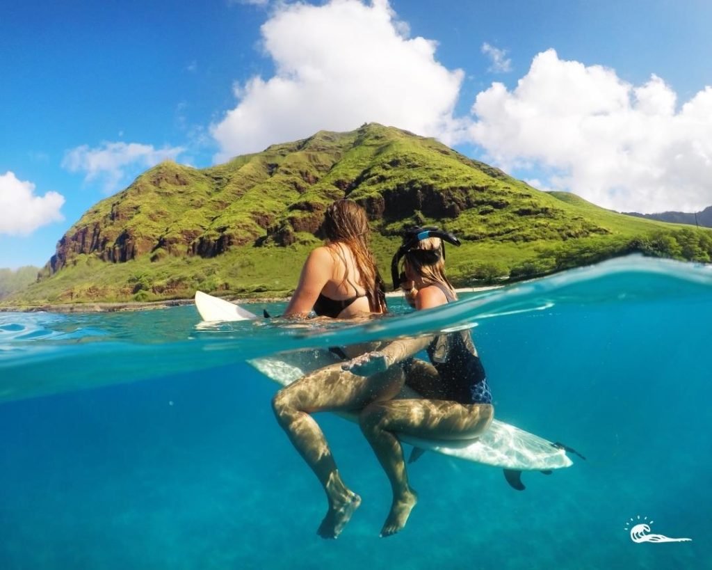 volunteering in Hawaii, surfing, surf