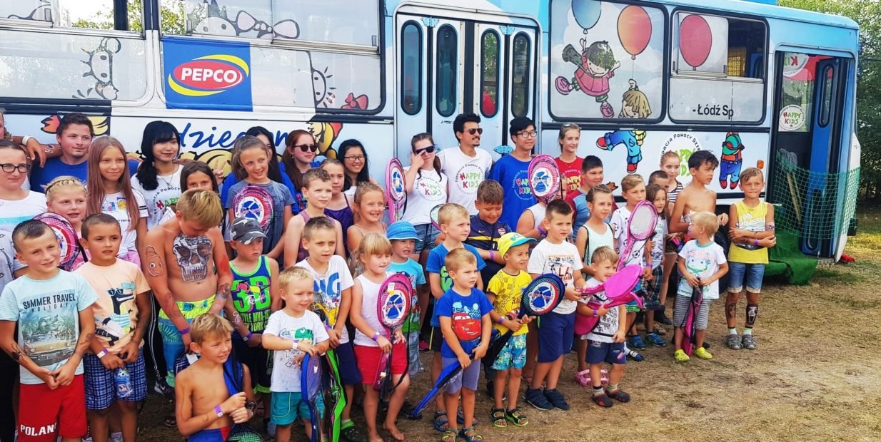 Happy Bus summer volunteer project run by the Happy Kids Foundation in Poland
