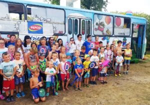 Happy Bus summer volunteer project run by the Happy Kids Foundation in Poland