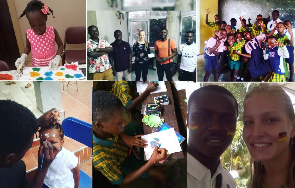 volunteer in Accra, volunteer program, teaching, art, german, Africa, project abroad, voluntouring, voluntourism, solidarity, justice tourism, eco vacation, cultural exchange, youth, african children