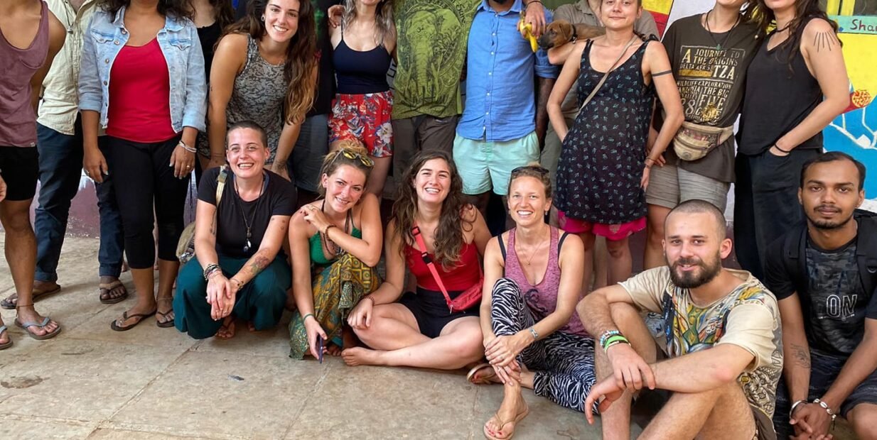 volunteers, india, goa, projects abroad, food and accommodation, cultural exchange, eco-center, intentional community, ecovillage