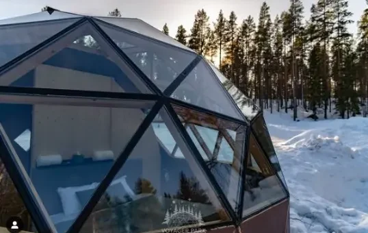 Sweden, igloo, yurt, tipi, glamping, volunteer project