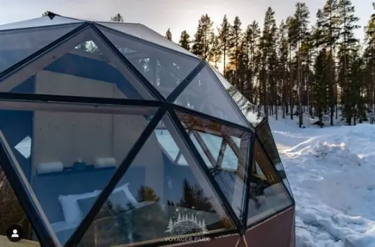 Sweden, igloo, yurt, tipi, glamping, volunteer project