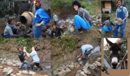 eco-building, Sicily, volunteer project,