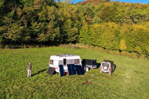 Permaculture in Slovakia, solar panels, off grid