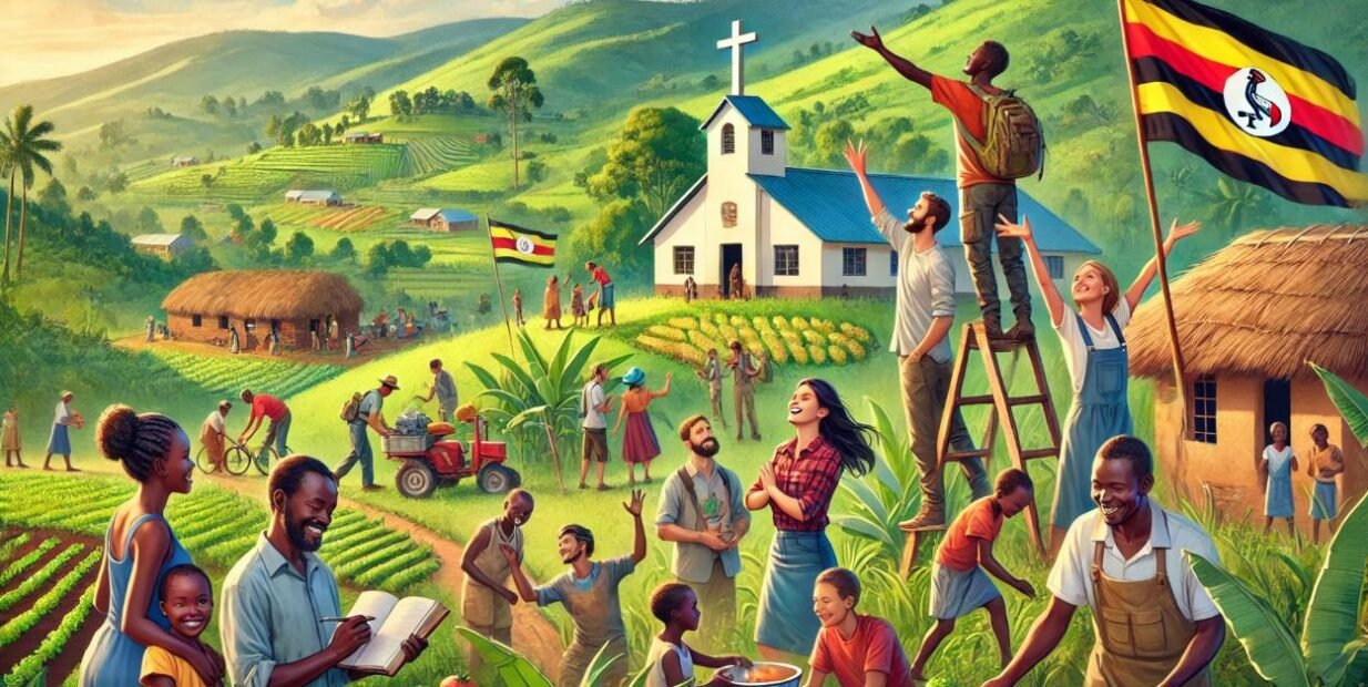 Christian communities, volunteer project, food and accommodation, Africa, Uganda