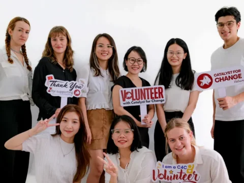 Vietnam, volunteers, team, Catalyst for Change, English teachers, volunteer program