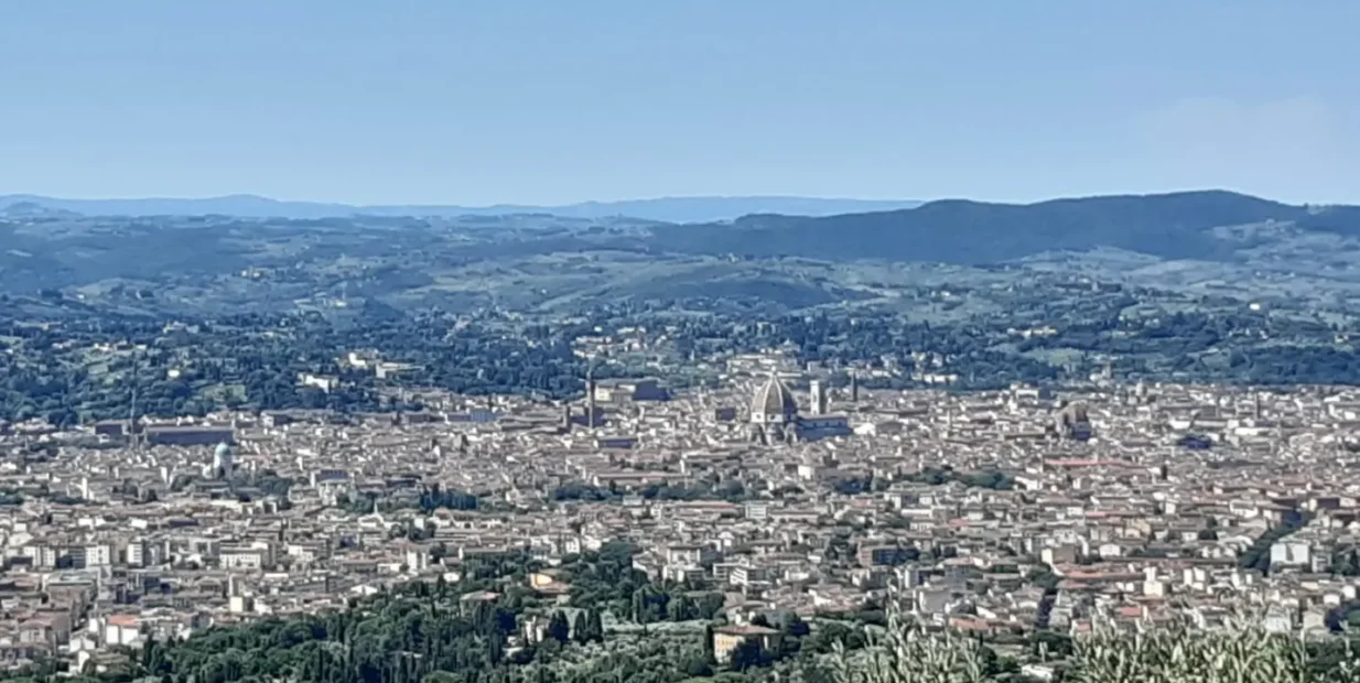 Florence, Italy, Via degli Dei, walking, trekking, panoramic view, Fabio Viroli