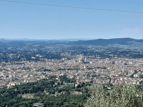 Florence, Italy, Via degli Dei, walking, trekking, panoramic view, Fabio Viroli