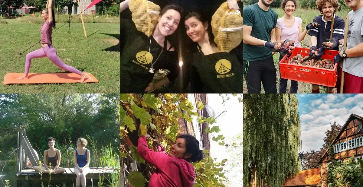 Volunteering in Germany with accommodation at a yoga retreat and potato hotel